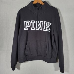 PINK Victoria's Secret Black Pullover Sweatshirt